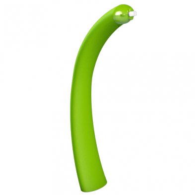 AL04 Table Lamp: Long Arm. Lime color.