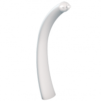 AL08 Table Lamp: Long Arm. White color.