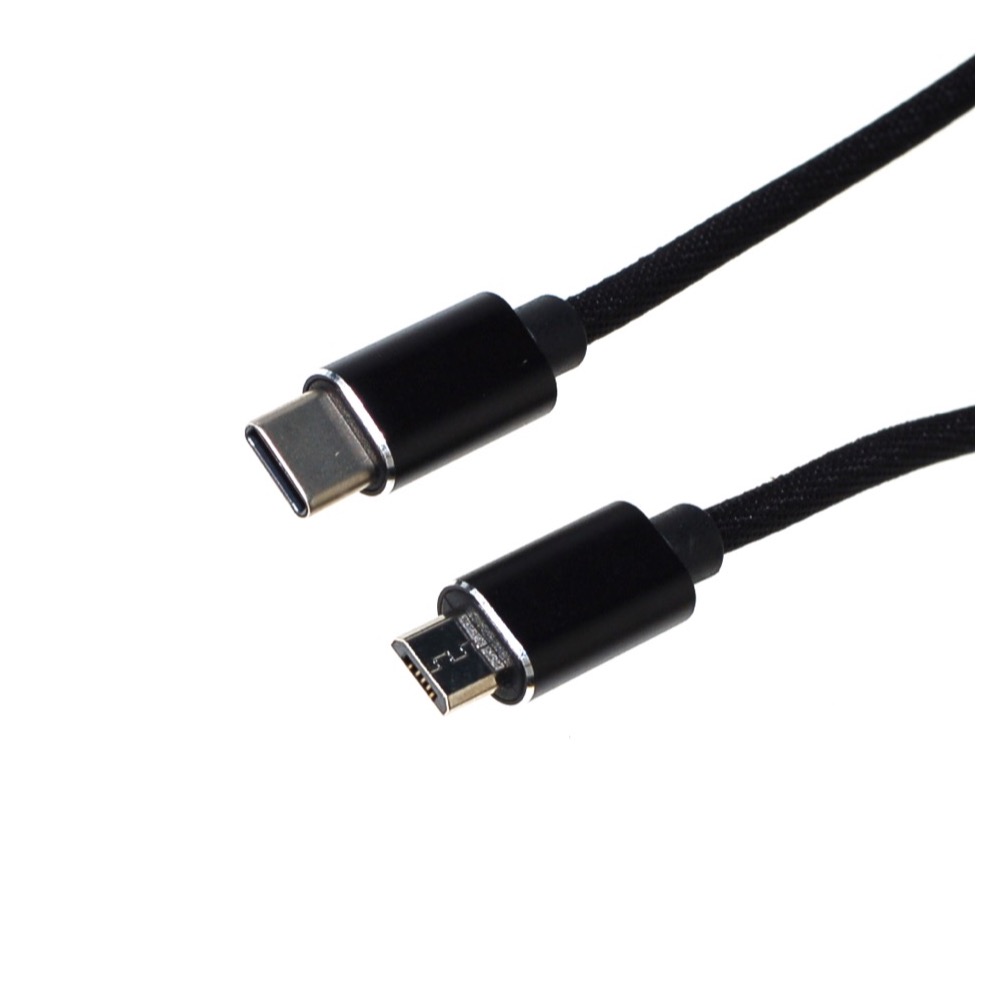 CABLE USB TYPE-C A MICRO USB 1M