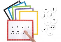 Music-Go-Rounds RHYTHMS SIMPLE TIME & 6 WIPE-OFF CHARTS